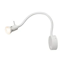 Luminaire mural DIO FLEX PLATE QPAR 51 WL GU10 IP20, blanche