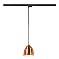 Luminaire suspendu triphasé PARA CONE 14 Bas, rond, adaptateur triphasé inclus GU10 IP20, noir 