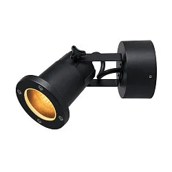 Projecteur d'extérieur NAUTILUS WL-CL pivotant, rotatif GU10 IP54, noir mat gradable