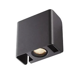 LED Outdoor Wall luminaire MANA OUT, 12W, 60°, 3000K, 325lm, IP65, dimmable, anthracite