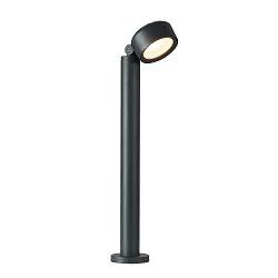 Lampadaire d'extérieur ESKINA 80 POLE CCT rotatif, CCT Switch, inclinable IP65, anthrazit gradable