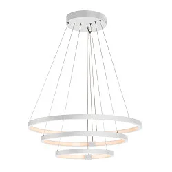 Luminaire à suspension ONE TRIPLE DALI IP20, blanche gradable