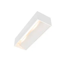 Luminaire mural LOGS IN L DTW haut bas, Dim-To-Warm, indirect IP20, blanche gradable