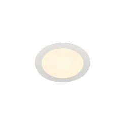 Plafonnier encastré SENSER 18 DL rond IP20, blanche