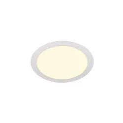 Plafonnier encastré SENSER 24 DL rond IP20, blanche