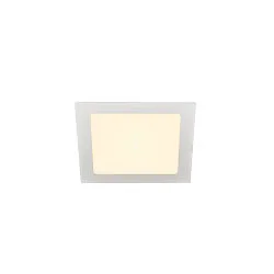 Plafonnier encastré SENSER 18 DL angulaire IP20, blanche
