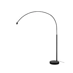 Lampadaire FENDA BOW BASIS avec interrupteur, sans abat-jour, réglable, avec douille E27 IP20, noir 