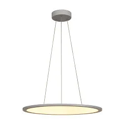 Luminaire à suspension PANEL 60 DALI LED rond, gris