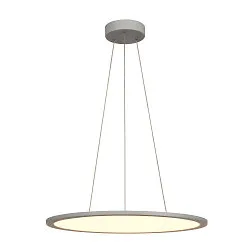 Luminaire à suspension PANEL 60 DALI LED rond, gris