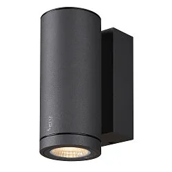 Luminaire mural d'extérieur ENOLA ROUND SINGLE CCT - S Bas, petit, CCT Switch IP65, anthrazit 