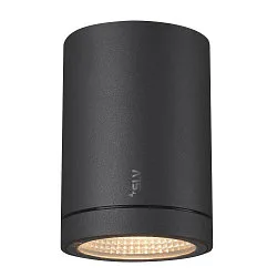 Plafonnier extérieur ENOLA ROUND CCT IP 65, anthrazit, transparent 