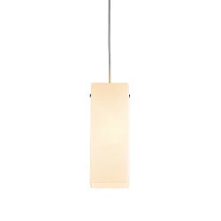 Luminaire à suspension QUADRASS INDOOR E27, chrome, laiteux