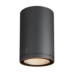 Premium-LED Outdoor Ceiling luminaire ENOLA ROUND CCT, IP65 IK02, L-size, 35W 3000 / 4000K 2500 / 2800lm 38, CRi>90, anthracite