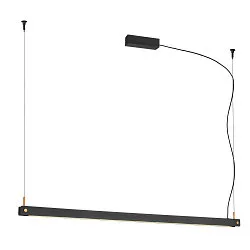 Luminaire à suspension NOYA PD PHASE CCT Switch IP20, laiteux, noir