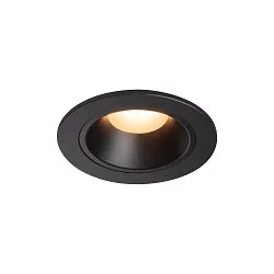 Plafonnier encastré NUMINOS DL S IP20, noir 