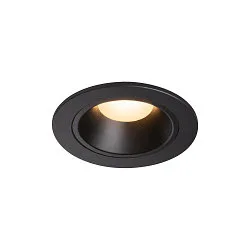 Plafonnier encastré NUMINOS DL S - 20° rigide, pour VDU, courant constant, commutable, reculer IP20 / IP44, noir  