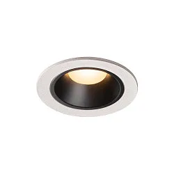LED Ceiling recessed luminaire NUMINOS DL S, 3000K, IP20, 55°, 690lm, UGR 20, white/black