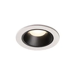 Plafonnier encastré NUMINOS DL S IP20, noir , blanche