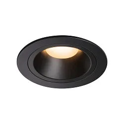 Plafonnier encastré NUMINOS DL M IP20, noir 