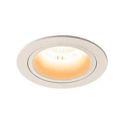 LED Ceiling recessed luminaire NUMINOS DL M, 2700K, IP20, 55°, 1600lm, UGR 20, white/white
