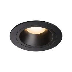 Plafonnier encastré NUMINOS DL M IP20, noir 