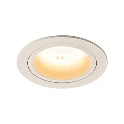 Plafonnier encastré NUMINOS DL M IP20, blanche