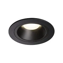 Plafonnier encastré NUMINOS DL M IP20, noir 