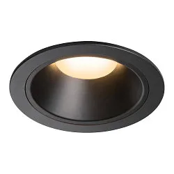 Plafonnier encastré NUMINOS DL XL IP20, noir 