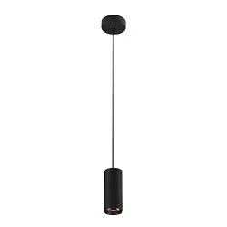 LED Pendant luminaire NUMINOS PD PHASE S, 3000K, 24°, 1020lm, black/black