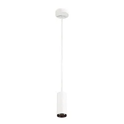 LED Pendant luminaire NUMINOS PD PHASE S, 3000K, 36°, 1020lm, white/black