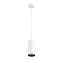 LED Pendant luminaire NUMINOS PD PHASE L, 4000K, 24°, 2670lm, white/black