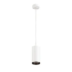 LED Pendant luminaire NUMINOS PD PHASE L, 4000K, 36°, 2620lm, white/black