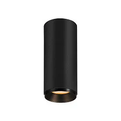 Luminaire de plafond NUMINOS CL DALI S contrôlable par DALI IP20, noir gradable