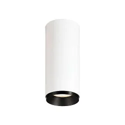 Luminaire de plafond NUMINOS CL DALI S contrôlable par DALI IP20, noir, blanche gradable