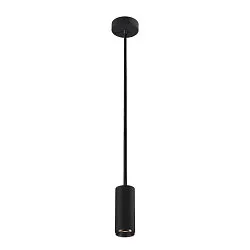 Luminaire à suspension NUMINOS PD DALI S contrôlable par DALI IP20, noir