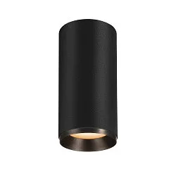 Luminaire de plafond NUMINOS CL DALI L contrôlable par DALI IP20, noir gradable