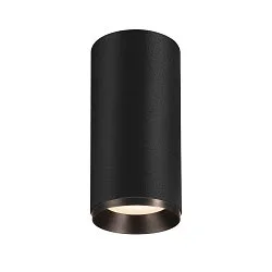 Luminaire de plafond NUMINOS CL DALI L contrôlable par DALI IP20, noir gradable
