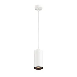 LED Pendant luminaire NUMINOS PD DALI L, 3000K, 36°, 2340lm, white/black