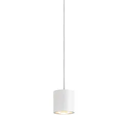 Luminaire à suspension OCCULUS PD SINGLE DTW Dim-To-Warm IP20, transparent, blanche gradable