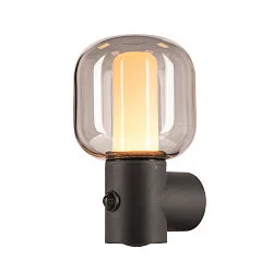 LED Outdoor luminaire OVALISK WL LED Wall luminaire with sensor, CCT switch, 3000/4000K, 560/600lm, IP65, anthracite