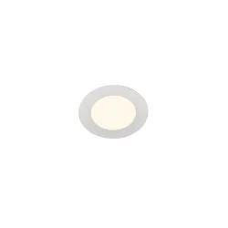 Plafonnier encastré SENSER 12 DL rond IP20, blanche