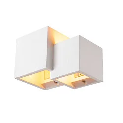 Luminaire mural PLASTRA WL CUBES IP20, blanche