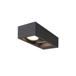 Luminaire mural d’extérieur ESKINA FRAME WL DOUBLE CCT LONG à 2 flammes, langue, CCT Switch, réglable, étroit IP65