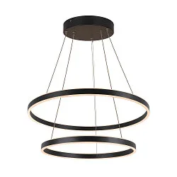 Luminaire à suspension ONE DOUBLE PD DALI UP/DOWN CCT Switch, noir 