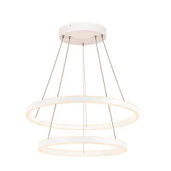 Luminaire à suspension ONE DOUBLE PD DALI UP/DOWN CCT Switch, blanche