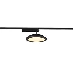 1-Projecteur monophasé PANEL TRACK rond IP20, noir 