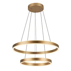 LED Pendant luminaire ONE DOUBLE PHASE up/down, 35W, 2700/3000K, 130°, brass