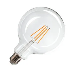 Globe de filament d'ampoule G125 CLEAR dimmable G125 clair E27 7,5W 800lm 2700K 320° CRI >90 gradable