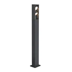 Lampadaire d'extérieur ESKINA FRAME 125 DOUBLE CCT à 2 flammes, CCT Switch, réglable IP65, anthrazit 