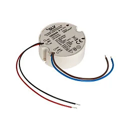 Unité d'alimentation LED LRV15W12P, 12W / 12V rond, commutable, blanche